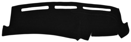 Fiat 500 Dash Cover - Not Abarth Model - Fits 2011 - 2013 (Custom Carpet, Black) Dash Covers & Pads Seat Covers Unlimited Carpet - F169_500_Black