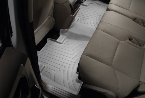 WeatherTech - 462353 - 2011 Chevrolet Tahoe Grey 2nd Row (includes center aisle piece) FloorLiner Custom Fit WeatherTech 462353