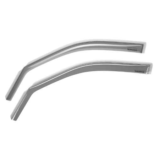 WeatherTech - 70344 - 2009 - 2010 Ford F-150 Light Side Window Deflector Front Pair Body WeatherTech 70344