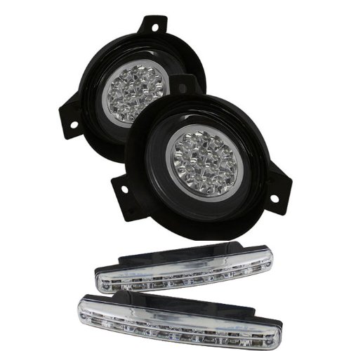 Bulbs Carpart4u CP4-FOG-LED-FR01-C+8LED-C