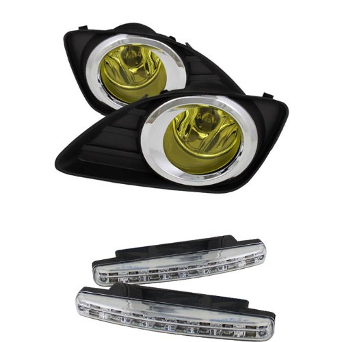 Bulbs Carpart4u CP4-FOG-TCAM2010-Y+8LED-C