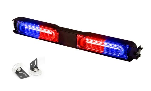 LUMAX Slim Alert Vehicle Emergency LED Light Red/Blue Lighting Assemblies & Accessories Lumax LMX3011-RB