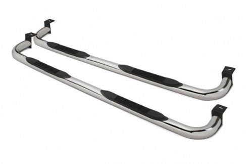 4000 Series Nerf Bars for 1999-2013 F-250HD, F-350, F-450, F-550 SUPER DUTY REGULAR CAB POL. S/S Body Go Rhino! 4172PS