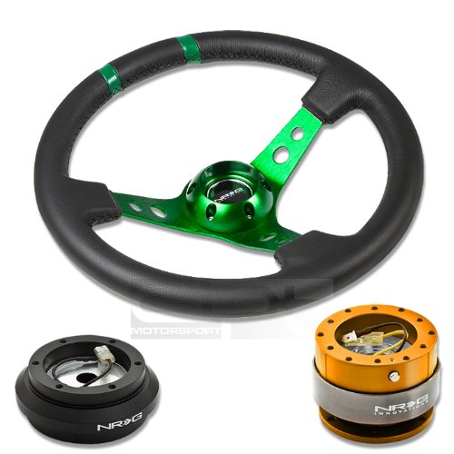 Steering Accessories NRG Innovations NRG-SRK-190H+016R-GN+200RG