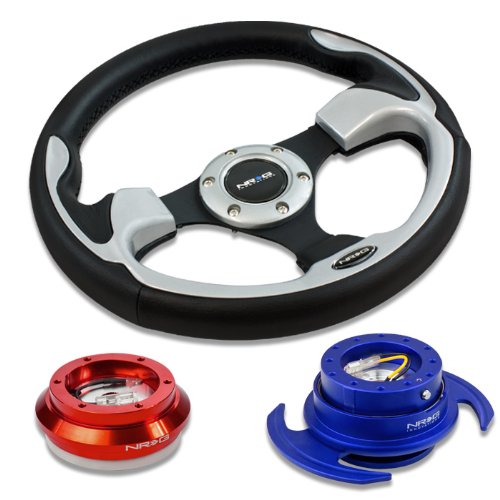 Steering Accessories NRG Innovations NRG-SRK-110H-RD+001SL+650BL