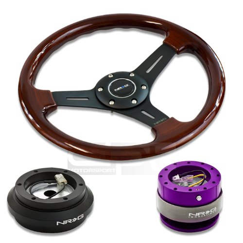 Steering Accessories NRG Innovations NRG-SRK-190H+0151BK+200PP