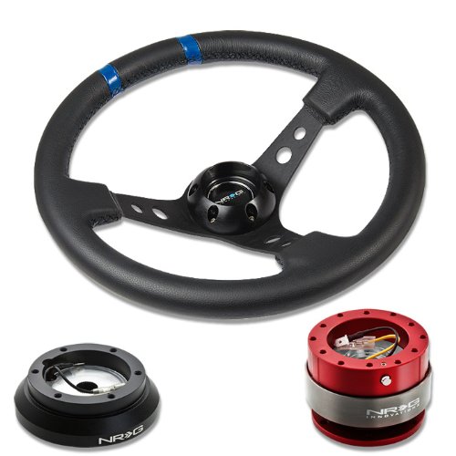 Steering Accessories NRG Innovations NRG-SRK-100H+016R-BK+200RD