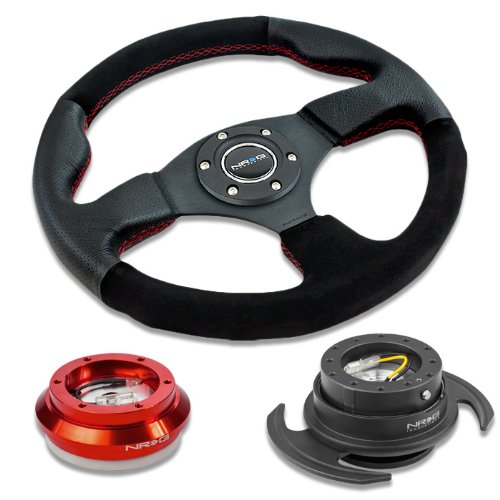 Steering Accessories NRG Innovations NRG-SRK-110H-RD+012R-S+650GM