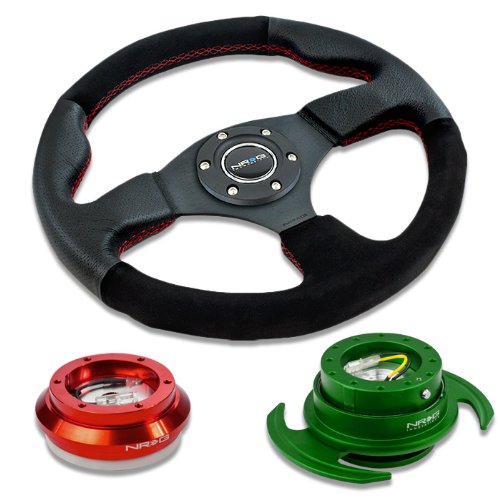 Steering Accessories NRG Innovations NRG-SRK-110H-RD+012R-S+650GR