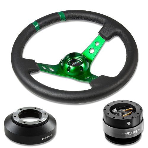 Steering Accessories NRG Innovations NRG-SRK-141H+016R-GN+200BK