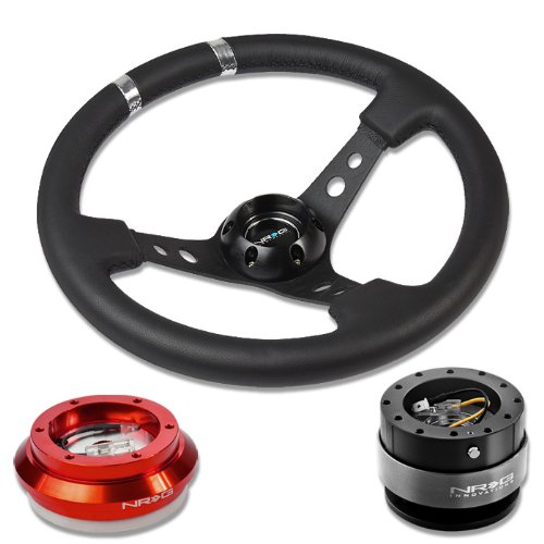 Steering Accessories NRG Innovations NRG-SRK-110H-RD+016BK-S+200BK