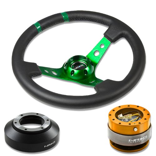 Steering Accessories NRG Innovations NRG-SRK-141H+016R-GN+200RG