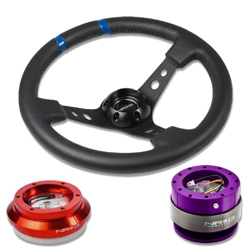 Steering Accessories NRG Innovations NRG-SRK-110H-RD+016R-BK+200PP