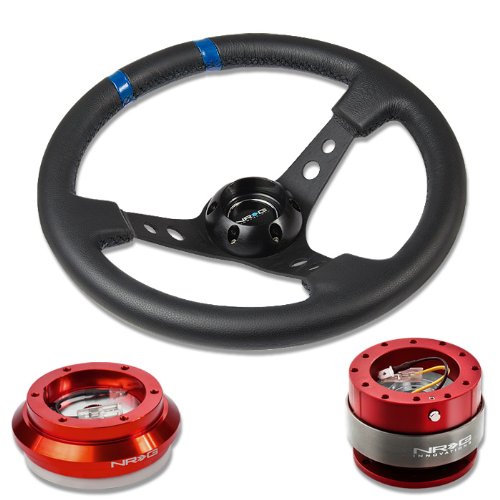 Steering Accessories NRG Innovations NRG-SRK-110H-RD+016R-BK+200RD