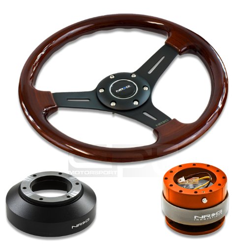 Steering Accessories NRG Innovations NRG-SRK-141H+0151BK+200OR