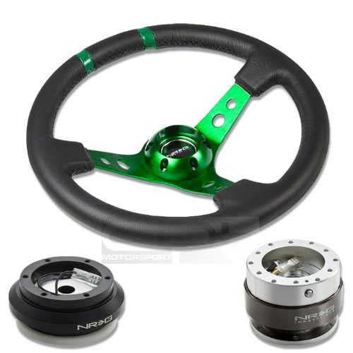 Steering Accessories NRG Innovations NRG-SRK-130H+016R-GN+200SL