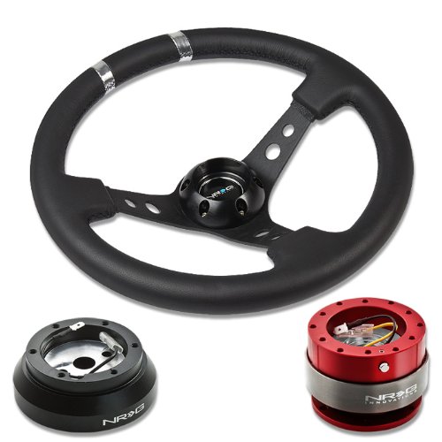 Steering Accessories NRG Innovations NRG-SRK-140H+016BK-S+200RD