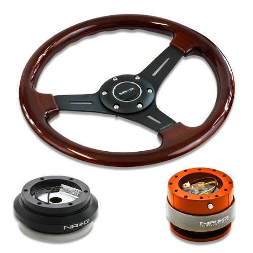 Steering Accessories NRG Innovations NRG-SRK-130H+0151BK+200OR