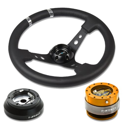 Steering Accessories NRG Innovations NRG-SRK-140H+016BK-S+200RG