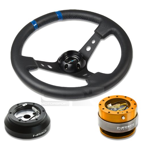 Steering Accessories NRG Innovations NRG-SRK-140H+016R-BK+200RG