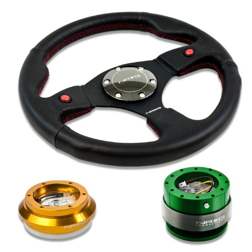 Steering Accessories NRG Innovations NRG-SRK-110H-RG+007R+200GN