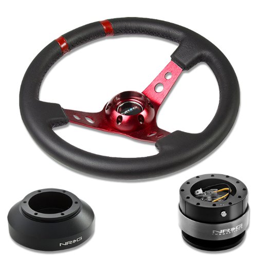 Steering Accessories NRG Innovations NRG-SRK-150H+016R-RD+200BK