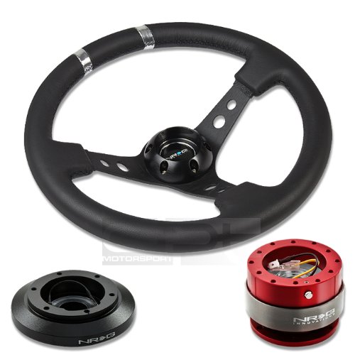 Steering Accessories NRG Innovations NRG-SRK-180H+016BK-S+200RD