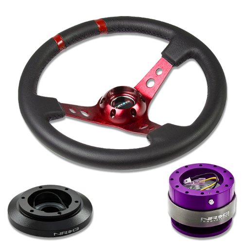 Steering Accessories NRG Innovations NRG-SRK-180H+016R-RD+200PP