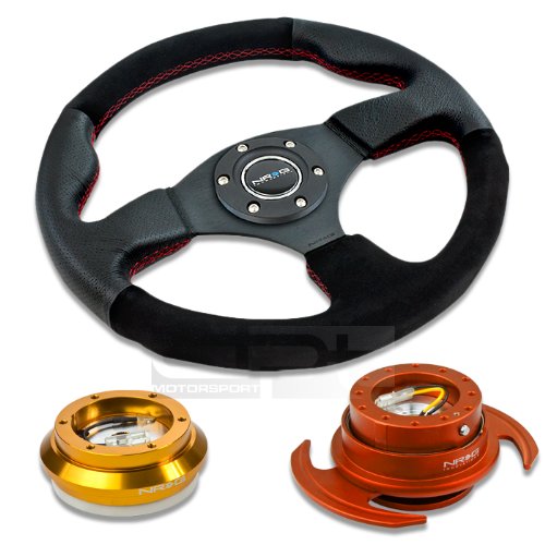 Steering Accessories NRG Innovations NRG-SRK-110H-RG+012R-S+650OR