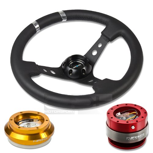 Steering Accessories NRG Innovations NRG-SRK-110H-RG+016BK-S+200RD