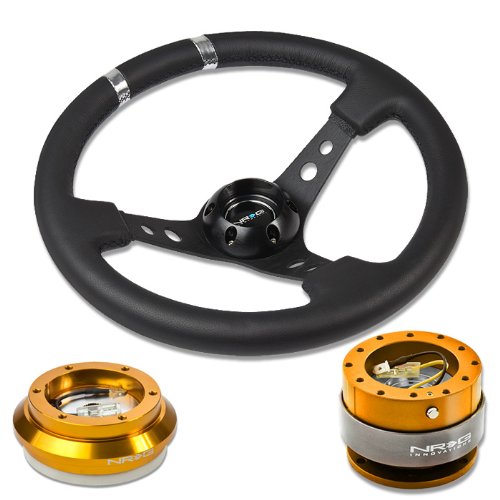 Steering Accessories NRG Innovations NRG-SRK-110H-RG+016BK-S+200RG