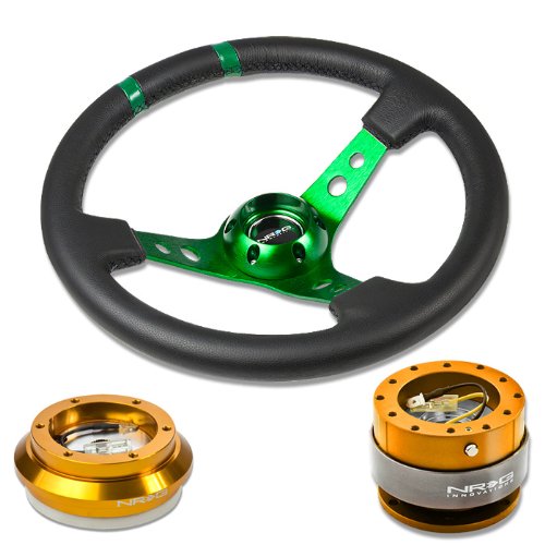 Steering Accessories NRG Innovations NRG-SRK-110H-RG+016R-GN+200RG