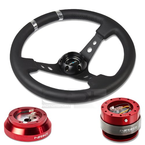 Steering Accessories NRG Innovations NRG-SRK-140H-RD+016BK-S+200RD