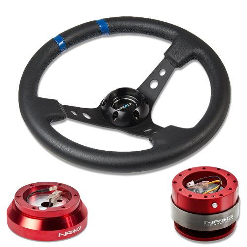 Steering Accessories NRG Innovations NRG-SRK-140H-RD+016R-BK+200RD