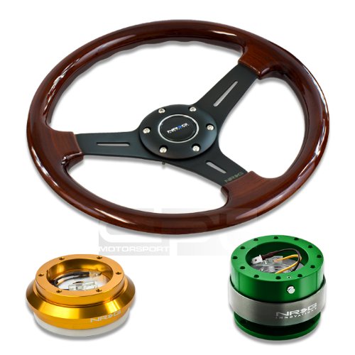 Steering Accessories NRG Innovations NRG-SRK-110H-RG+0151BK+200GN