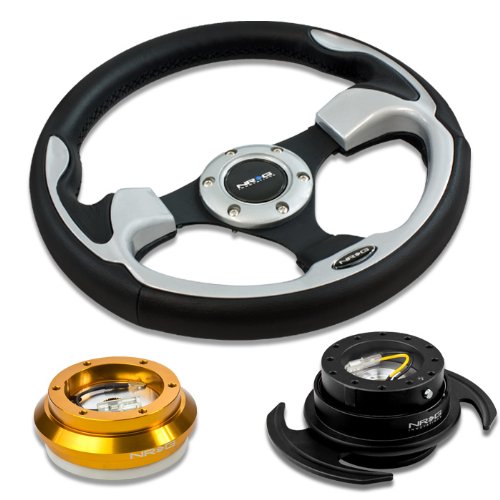 Steering Accessories NRG Innovations NRG-SRK-130H-RG+001SL+650BK