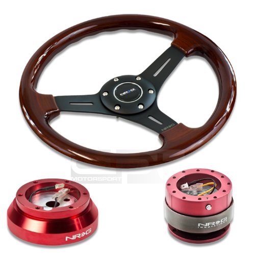 Steering Accessories NRG Innovations NRG-SRK-140H-RD+0151BK+200PK