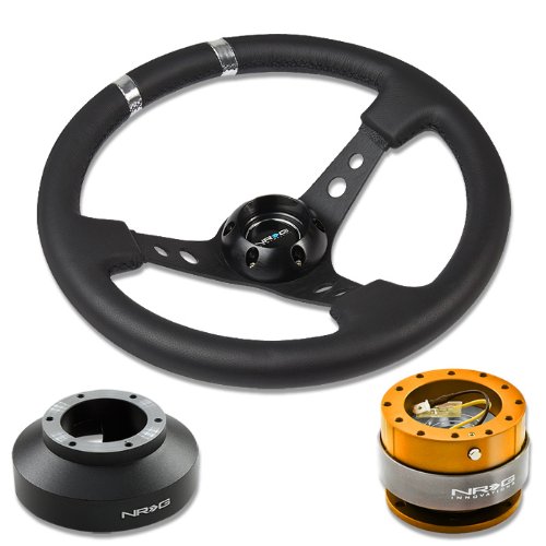 Steering Accessories NRG Innovations NRG-SRK-105H+016BK-S+200RG