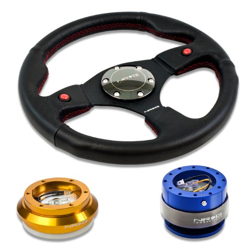 Steering Accessories NRG Innovations NRG-SRK-130H-RG+007R+200BL
