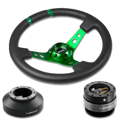 Steering Accessories NRG Innovations NRG-SRK-105H+016R-GN+200BK