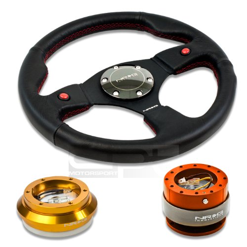 Steering Accessories NRG Innovations NRG-SRK-130H-RG+007R+200OR