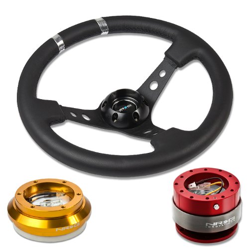 Steering Accessories NRG Innovations NRG-SRK-130H-RG+016BK-S+200RD