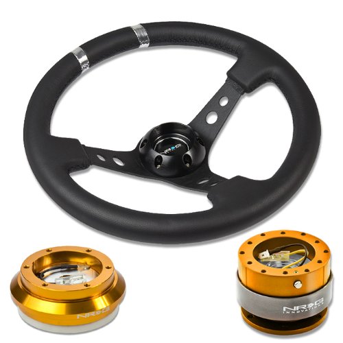 Steering Accessories NRG Innovations NRG-SRK-130H-RG+016BK-S+200RG