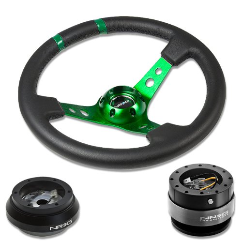 Steering Accessories NRG Innovations NRG-SRK-120H+016R-GN+200BK