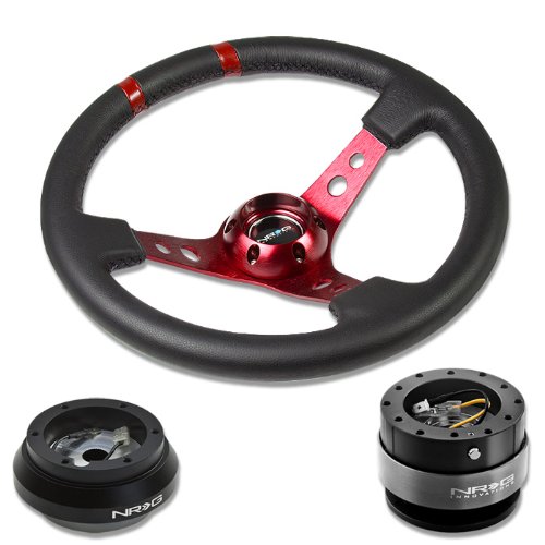 Steering Accessories NRG Innovations NRG-SRK-120H+016R-RD+200BK