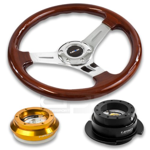 Steering Accessories NRG Innovations NRG-SRK-130H-RG+0151CH+250BK