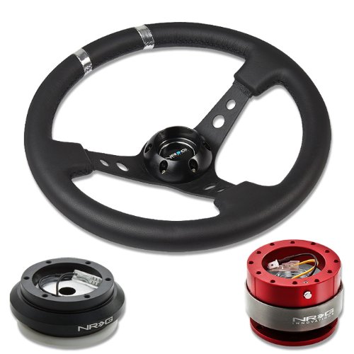 Steering Accessories NRG Innovations NRG-SRK-110H+016BK-S+200RD