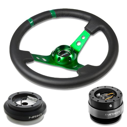 Steering Accessories NRG Innovations NRG-SRK-110H+016R-GN+200BK