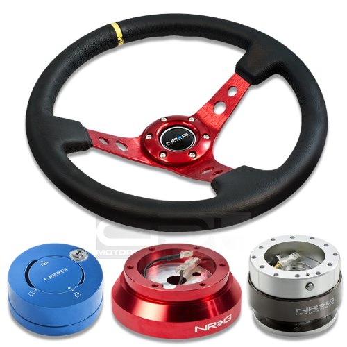 Steering Accessories NRG Innovations NRGSRK140HRD+200SL+101BL+006RDY