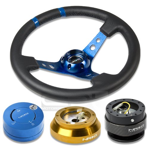 Steering Accessories NRG Innovations NRGSRK140HRG+200CF+101BL+016RBL